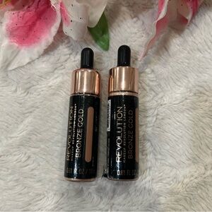 Makeup Revolution Bronze Gold Highlighter Duo